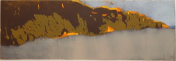  Rotes Kliff · 2021 · 27 x 67 cm · Blatt 5 von 5  