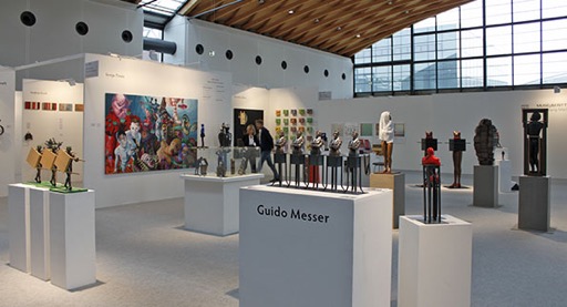 art-Karlsruhe 2012 · Skulpturenplatz in Halle 4 (dm-arena)