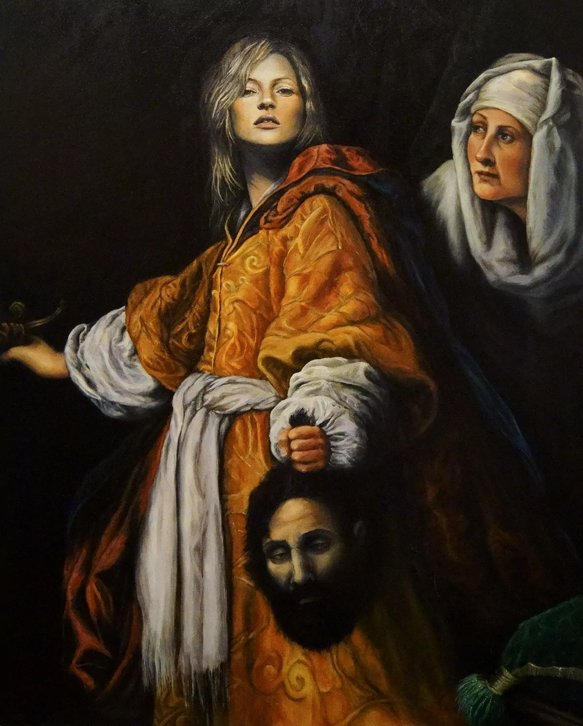 Julia Murakami Kate M beheading Holofernes oil painting 1